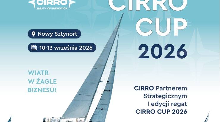 CIRRO Partnerem Strategicznym I edycji regat CIRRO CUP 2026