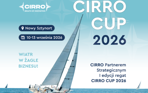 CIRRO Partnerem Strategicznym I edycji regat CIRRO CUP 2026