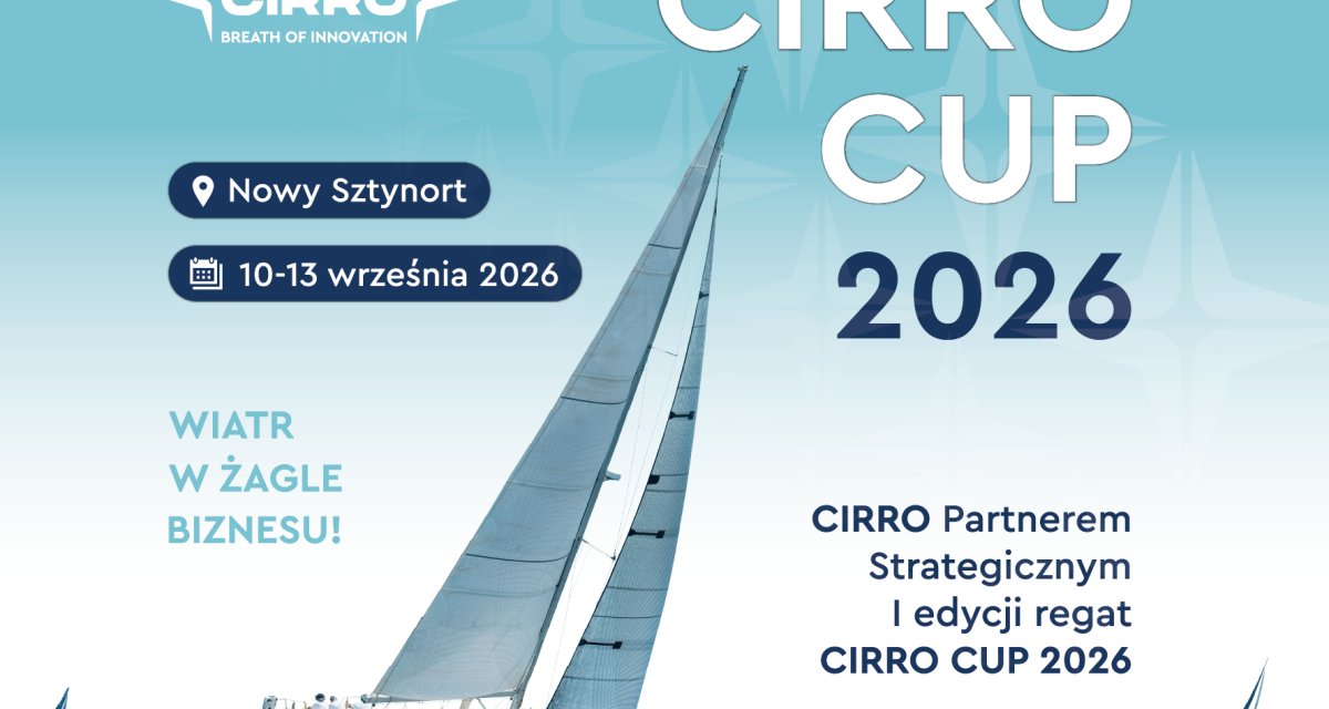 CIRRO Partnerem Strategicznym I edycji regat CIRRO CUP 2026