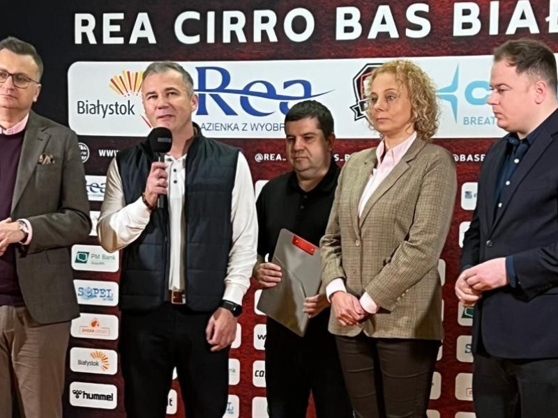 CIRRO sponsorem tytularnym BAS Białystok – nowy etap współpracy