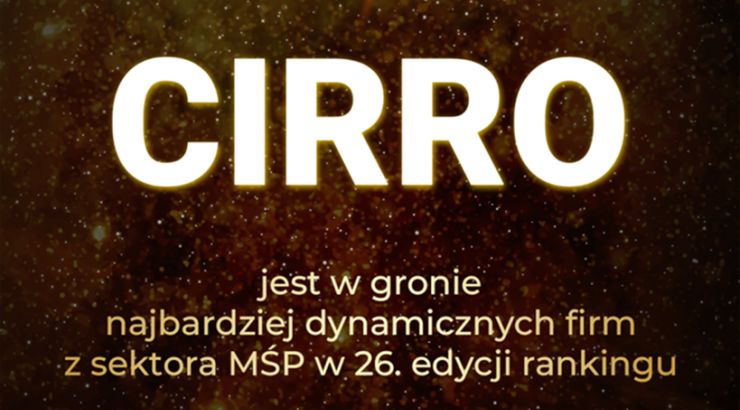 CIRRO w gronie Gazel Biznesu!