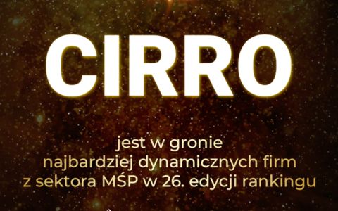 CIRRO w gronie Gazel Biznesu!
